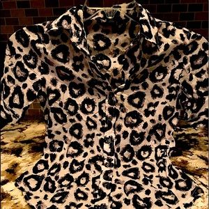 ANN TAYLOR SHORT SLEEVE BLOUSE